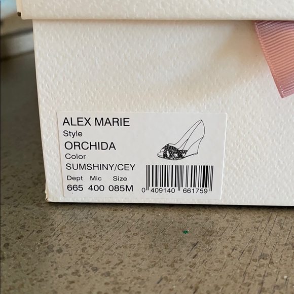 Brand New Alex Marie Wedding Shoe - Picture 3 of 3